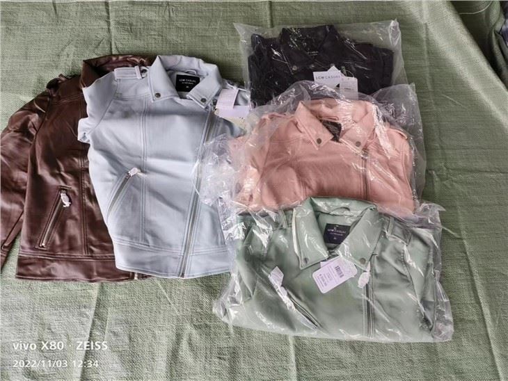 Ladies High Fashion Bomber PU Jacket