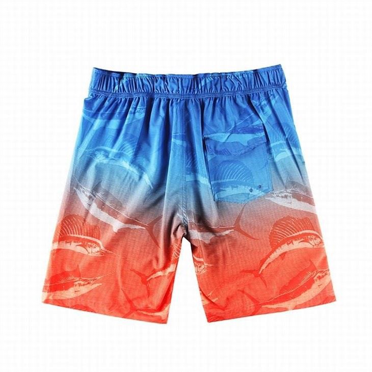 Men Fashion Casual Spandex Print Board Shorts
